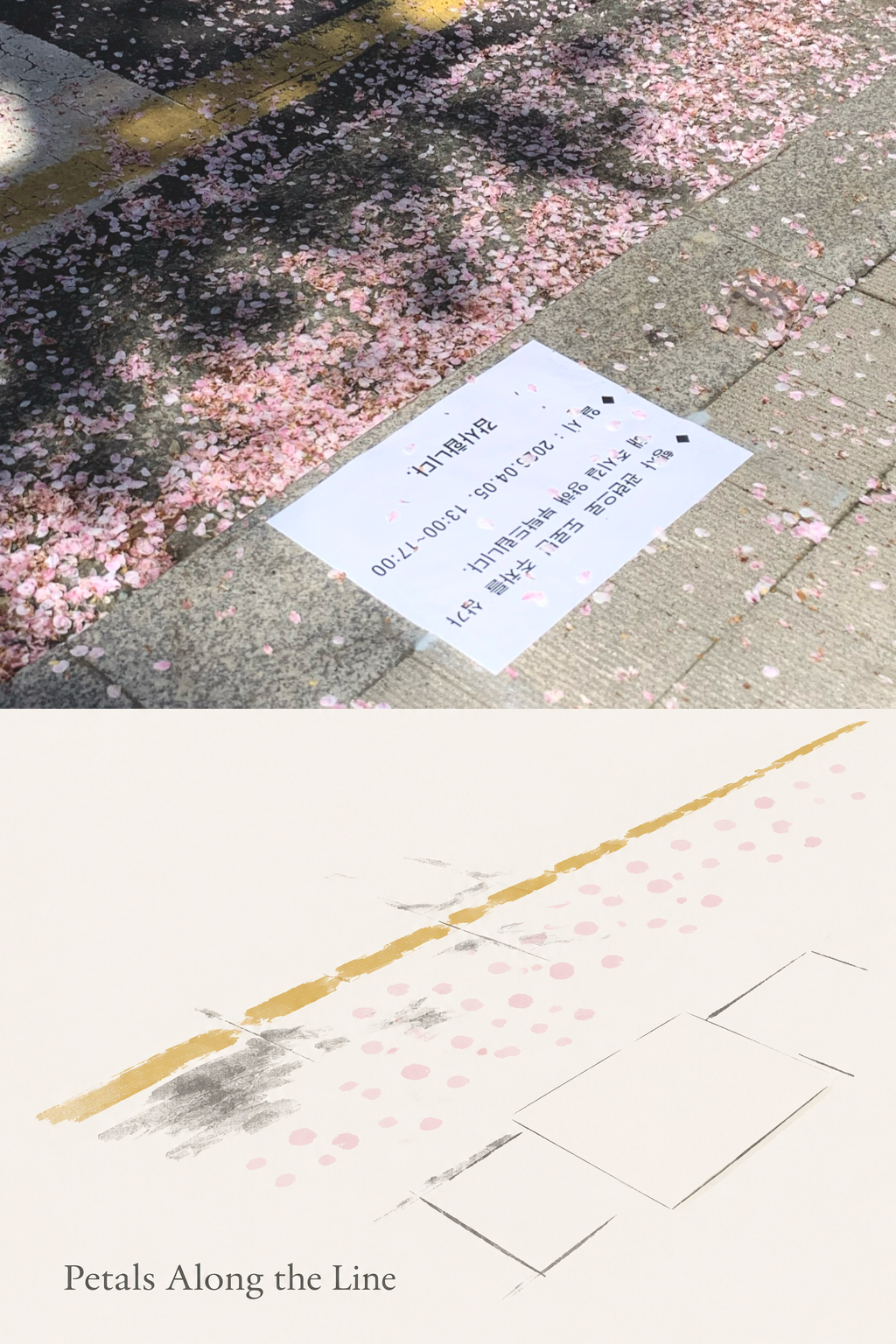 Petals Along the Line